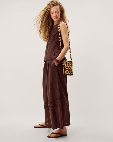 Monsoon Eden Palm Cutwork Tank Top