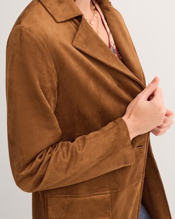 Monsoon Tove Faux Suede Coat