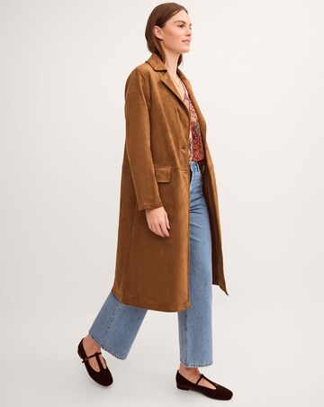 Monsoon Tove Faux Suede Coat