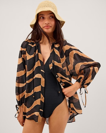 Monsoon Zahara Stripe Print Blouse