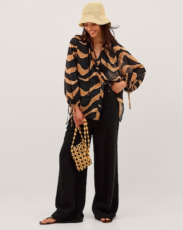 Monsoon Zahara Stripe Print Blouse