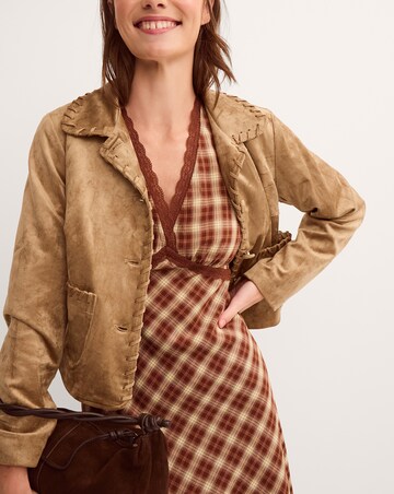 Monsoon Sofia Faux Suede Jacket