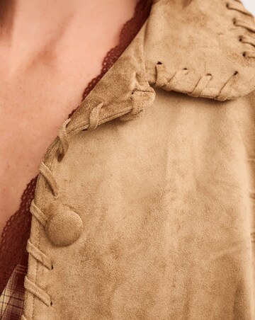 Monsoon Sofia Faux Suede Jacket