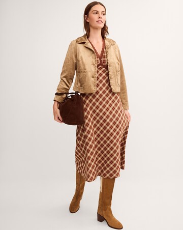 Monsoon Sofia Faux Suede Jacket