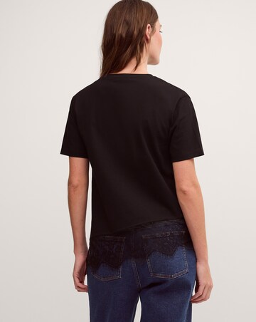 Monsoon Lola Lace Trim Jersey T-Shirt