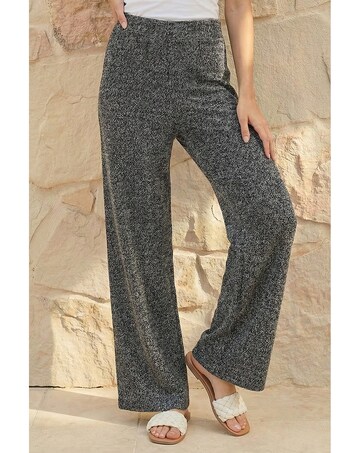 Roman Salt & Pepper Stretch Trouser