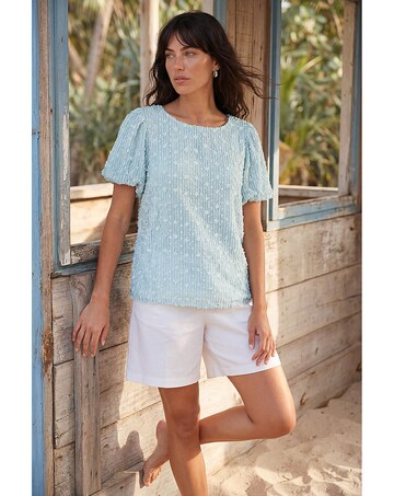 Roman Textured Stitch Top