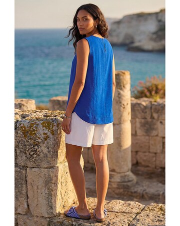 Roman Curved Hem Vest Top