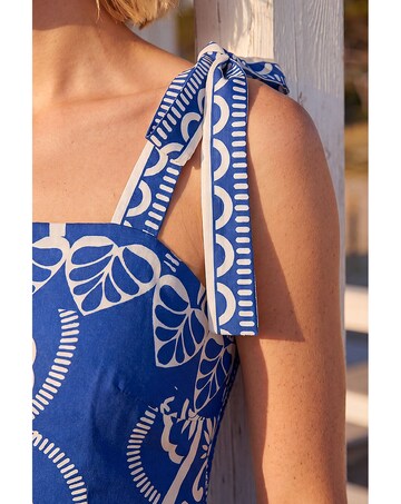 Roman Abstract Midi Dress