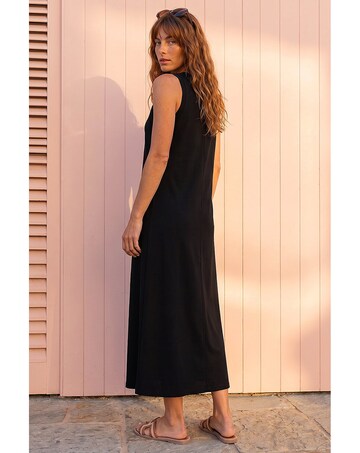 Roman Sandwash Stretch Midi Dress