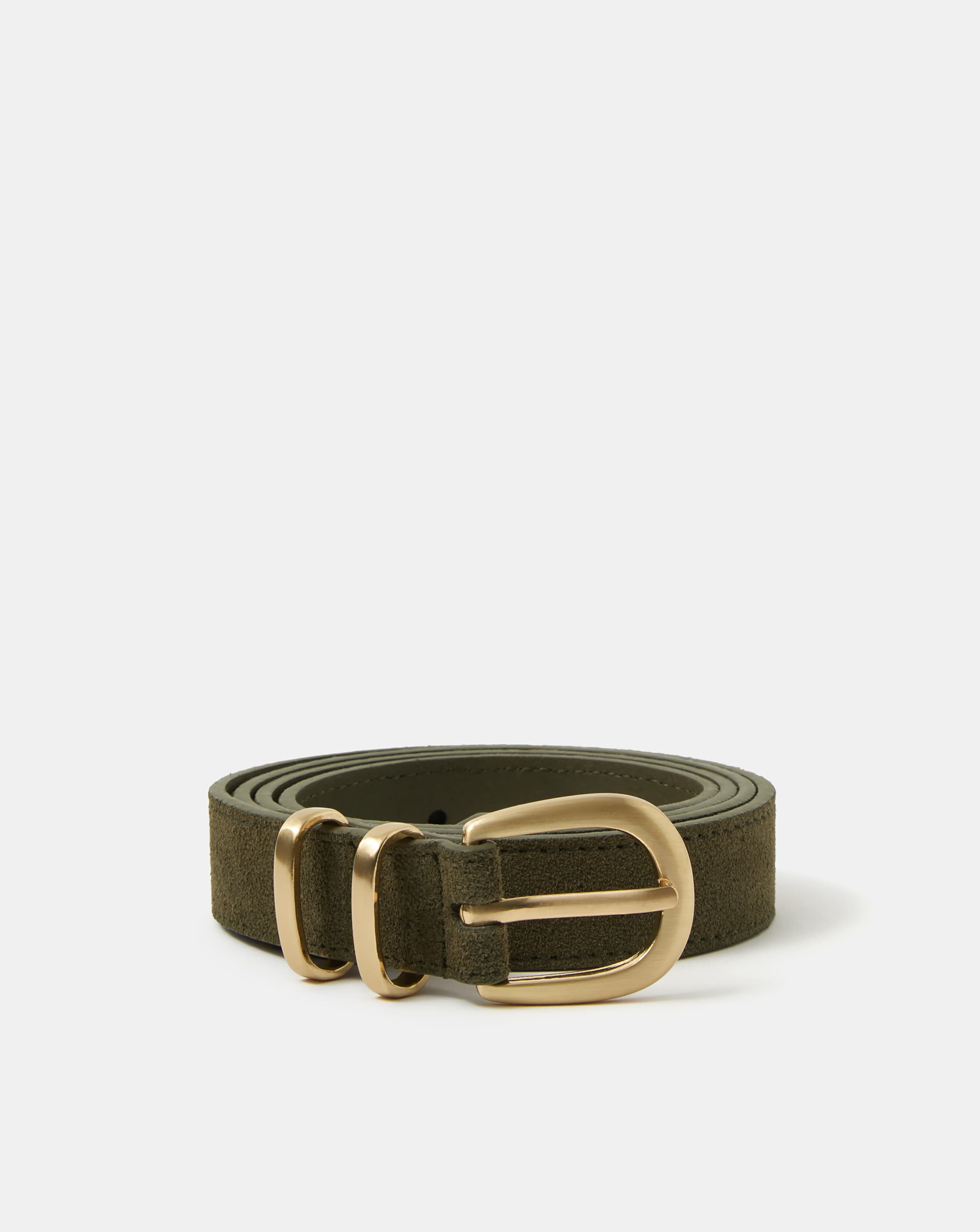New In - Accessorize Buckle Suede Belt