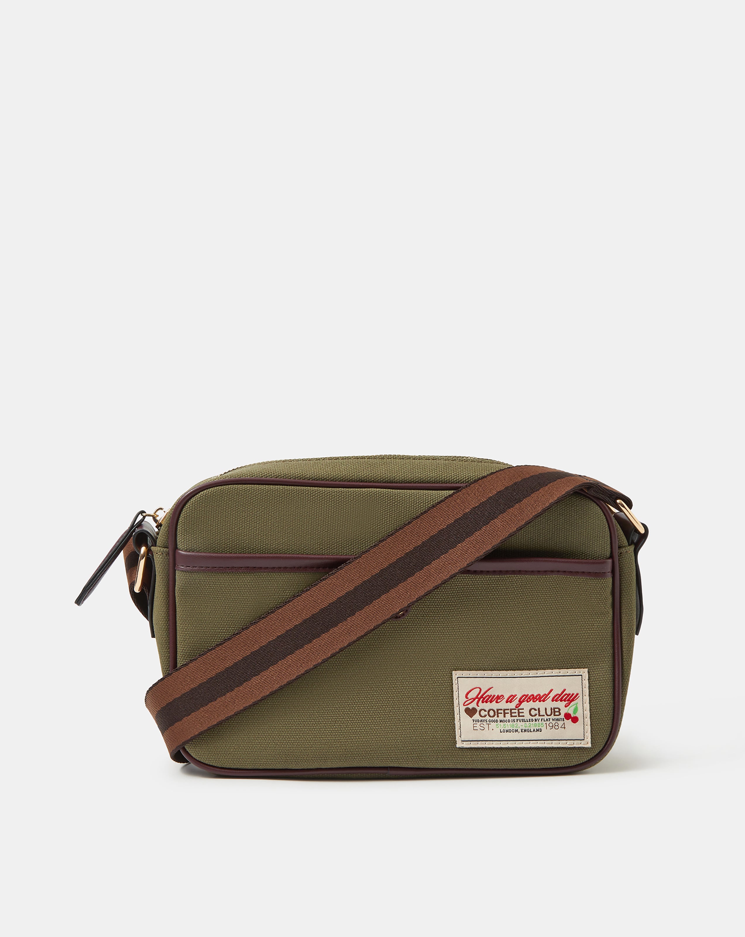 New In - Accessorize Canvas Crossbody Bag