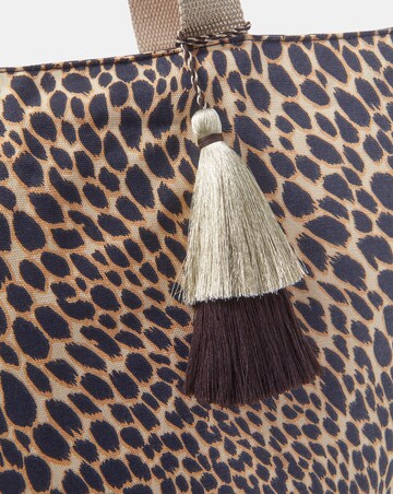 Accessorize Leopard Print Beach Tote Bag