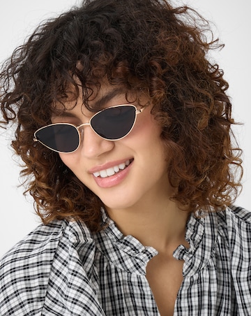 Accessorize Metal Cat Eye Sunglasses