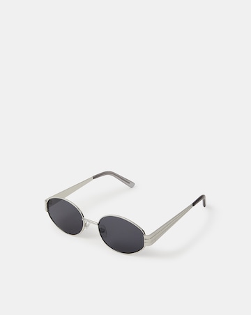 Accessorize Metal Oval Sunglasses