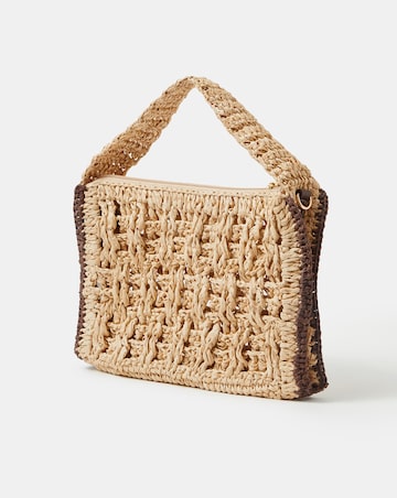 Accessorize Woven Handheld Bag