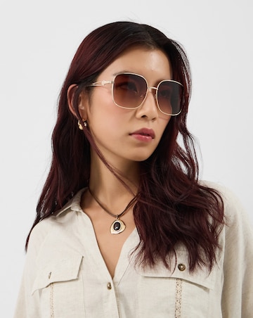 Accessorize Large Square Sunglasses