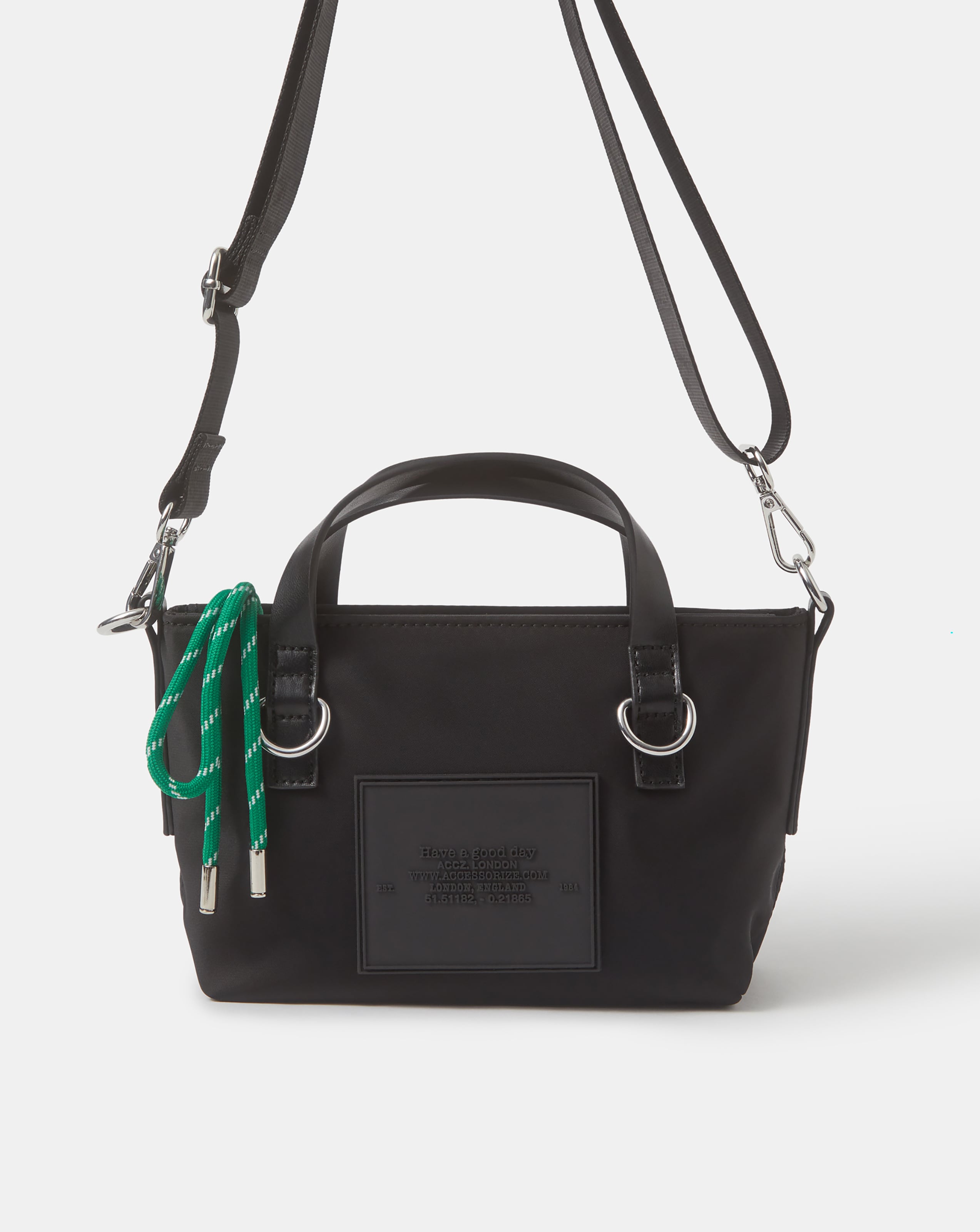 New In - Accessorize Mini Nylon Handheld Bag