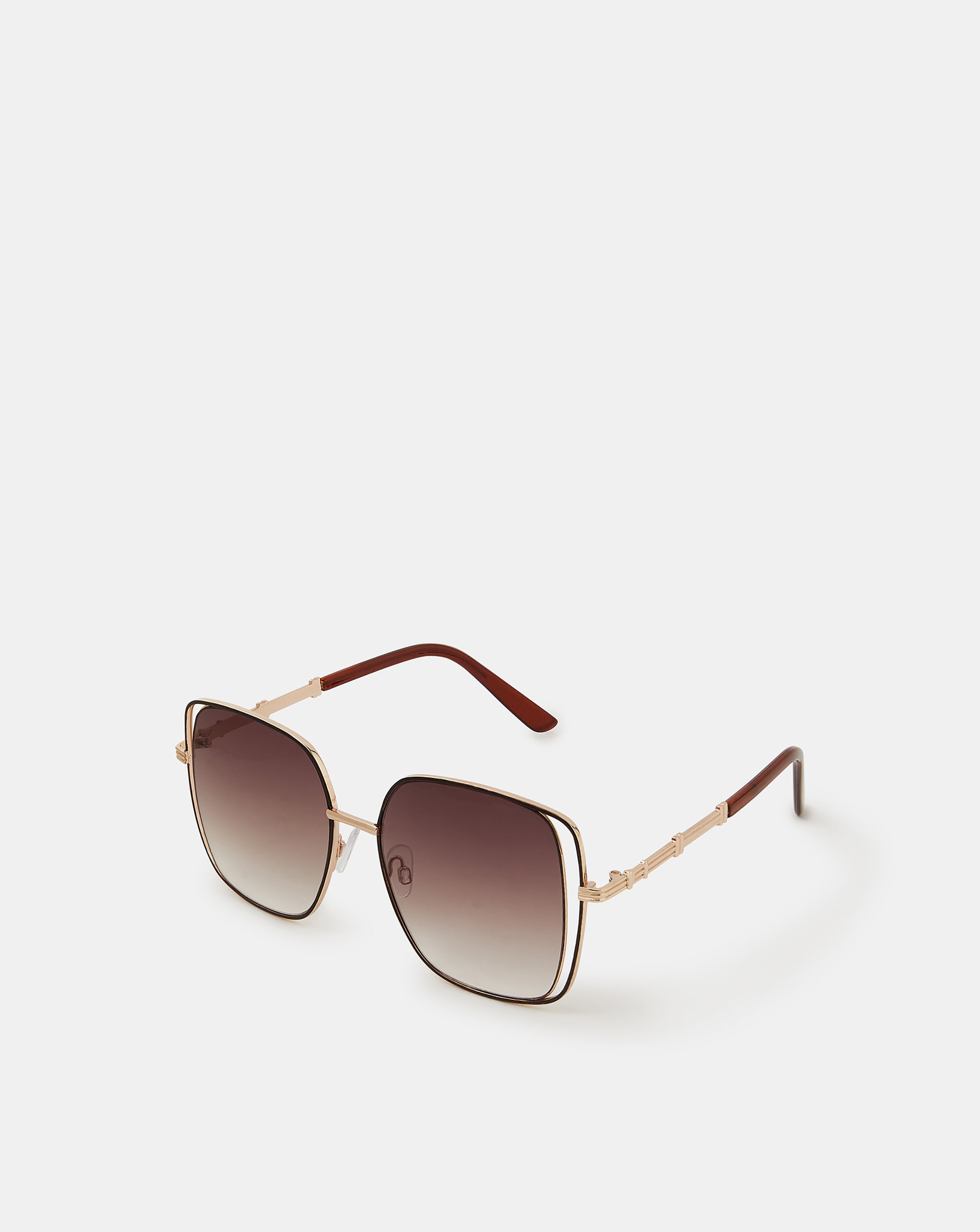 New In - Accessorize Cut Out Square Sunglasses