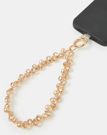 Accessorize Beaded Phone Wrist Strap