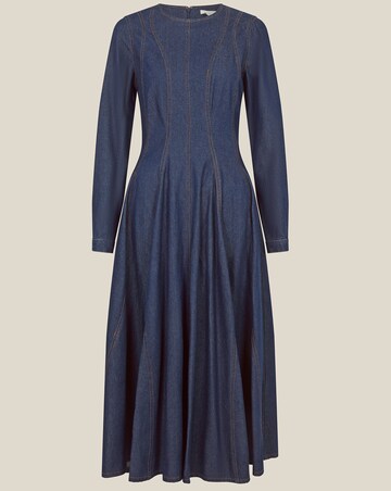 Monsoon Isadora Seamed Denim Midi Dress