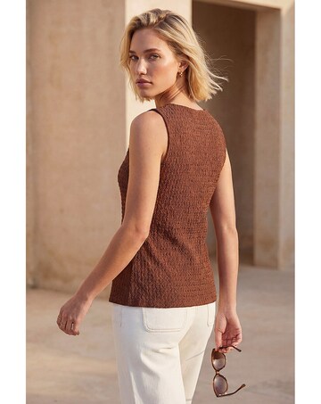 Roman Buttoned Stretch Blouse