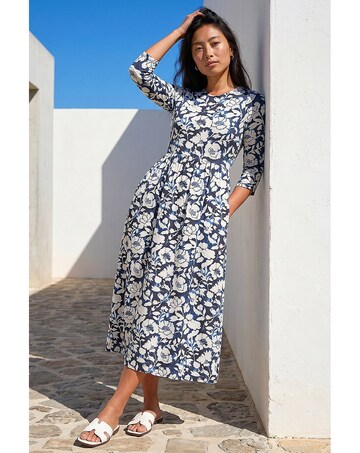 Roman Petite Floral Midi Dress