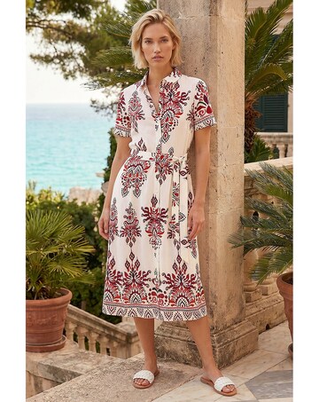 Roman Baroque Shirt Dress