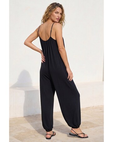 Roman Strappy Full Length Jumpsuit