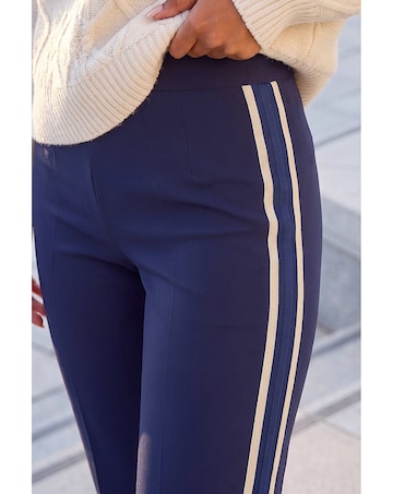 Roman Petite Side Stripe Ponte Trouser