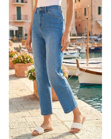 Roman Cotton Ankle Grazer Stretch Jean