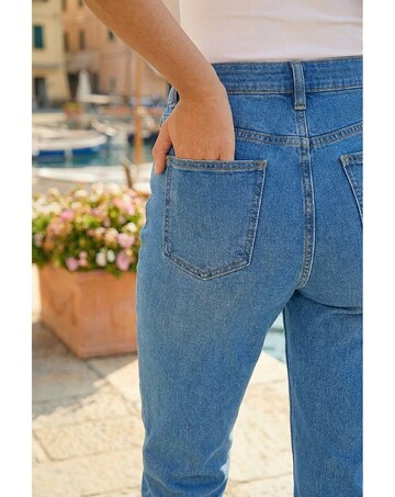 Roman Cotton Ankle Grazer Stretch Jean