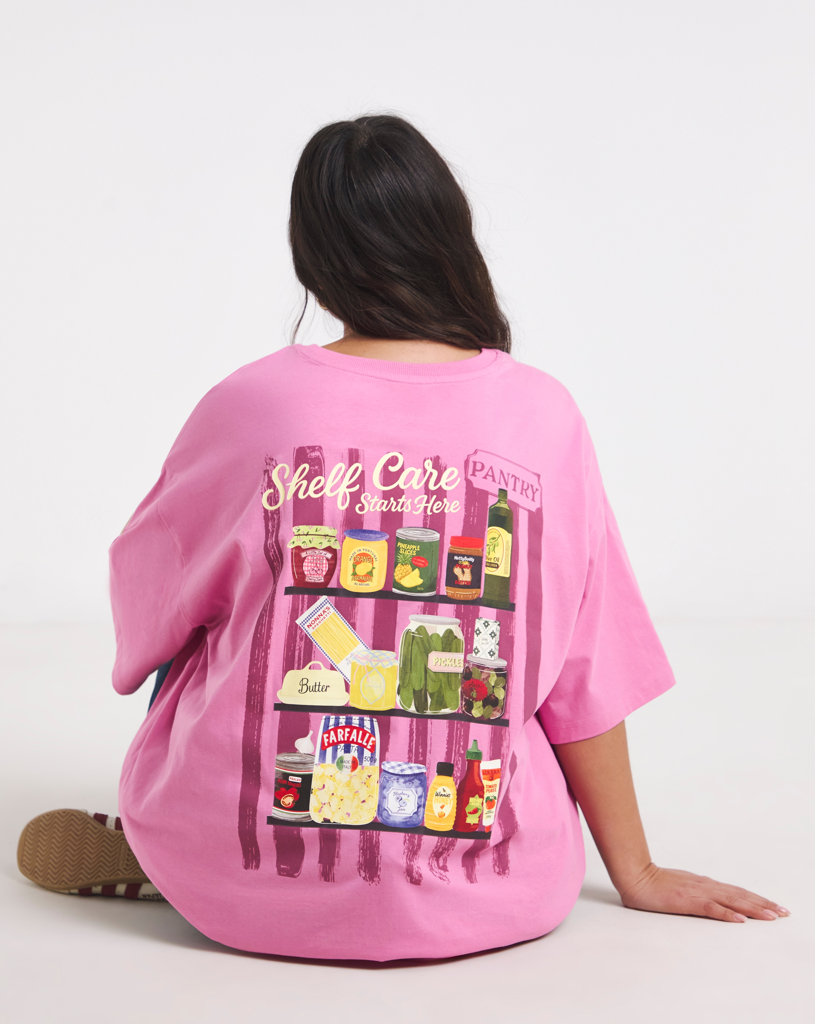 Shelf Care Graphic Oversized T-Shirt