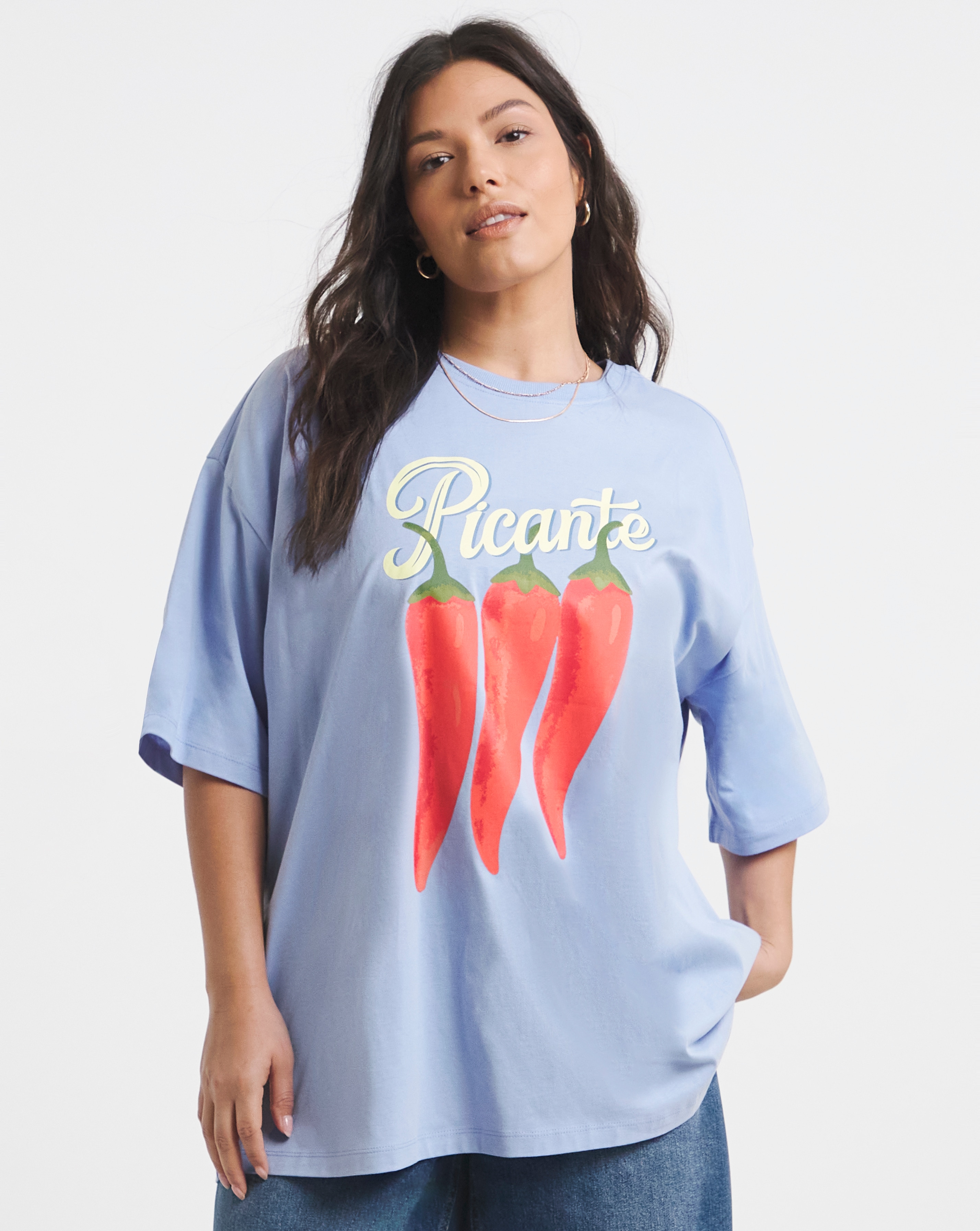Picante Graphic Oversized T-Shirt