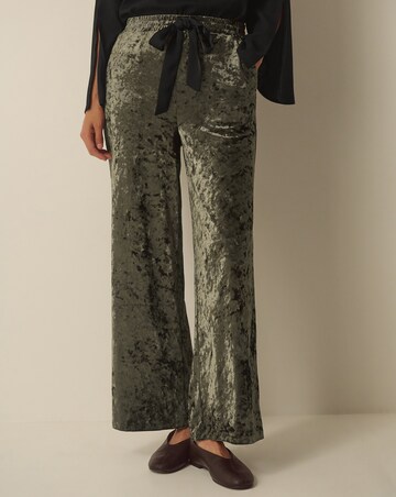 Monsoon Ola Crushed Velvet Joggers
