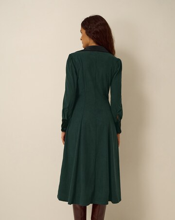 Monsoon Saba Collar Corduroy Midi Dress