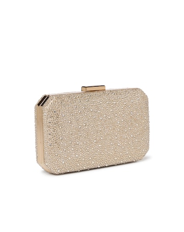 Paradox London Divya Diamante Box Clutch Bag