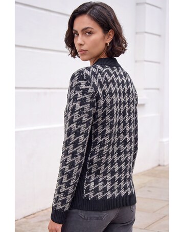 Roman Dogtooth Cardigan