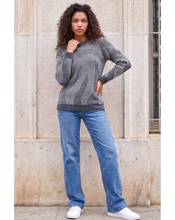 Roman Petite Abstract Knit Jumper