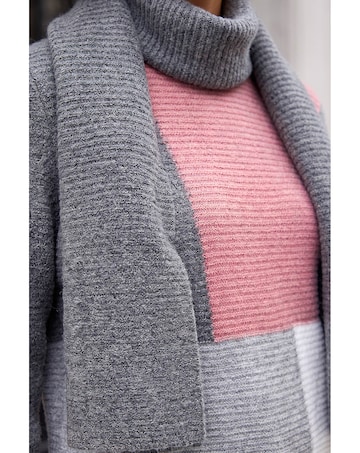 Roman Colour Block Scarf Jumper