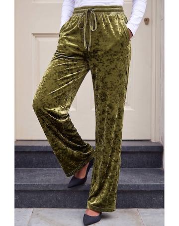 Roman Velvet Stretch Trouser