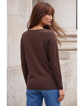 Roman Floral Sparkly Knit Jumper
