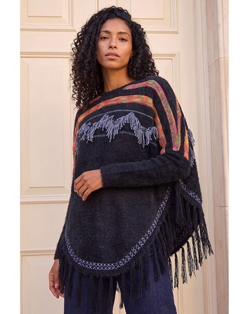 Roman Jacquard Tassel Knit Jumper