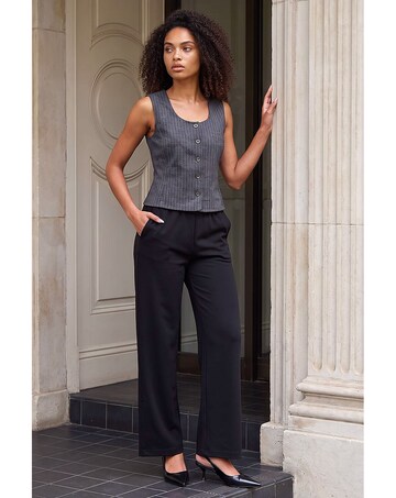 Roman Dusk Pinstripe Stretch Waistcoat