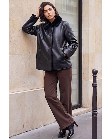 Roman Bonded Faux Fur Coat
