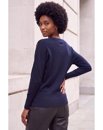 Roman Sparkly Floral Knit Jumper