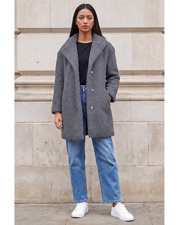 Roman Petite Teddy Coat