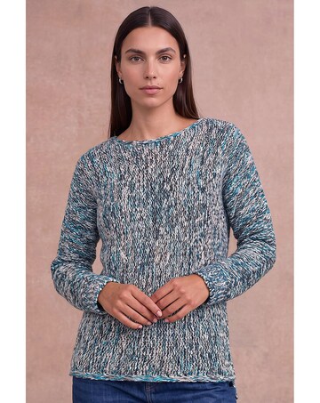 Roman Batwing Tape Yarn Jumper
