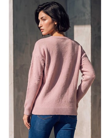 Roman Petite Bobble Contrast Knit Jumper