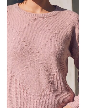 Roman Petite Bobble Contrast Knit Jumper